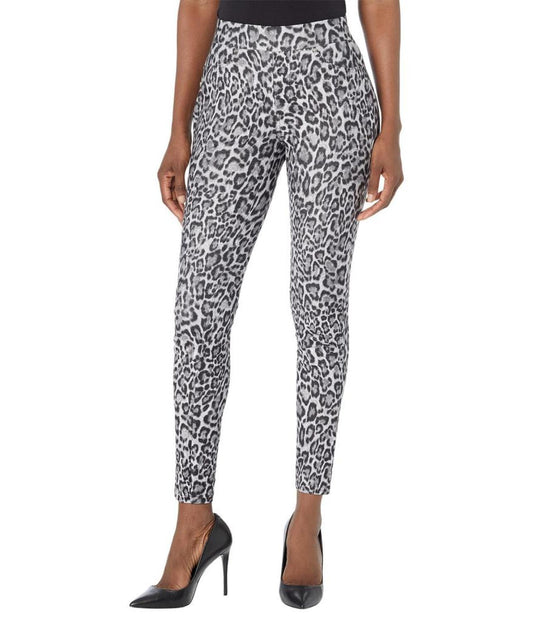 Print Twill Pull-On Leggings