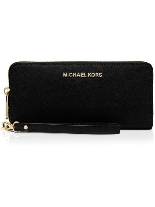 Jet Set Travel Continental Womens Leather Clutch Wristlet Wallet