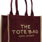 Burgundy 'The Jacquard Large Tote Bag' Tote