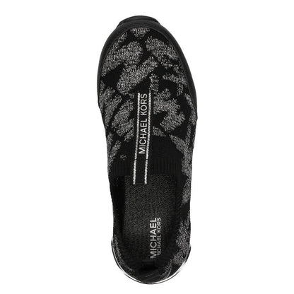 Little Girls Allie Sock Logo Slip On Sneakers