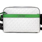 Michael Kors Cooper Small Bright  Palm Signature PVC Utility Crossbody Women's Bag