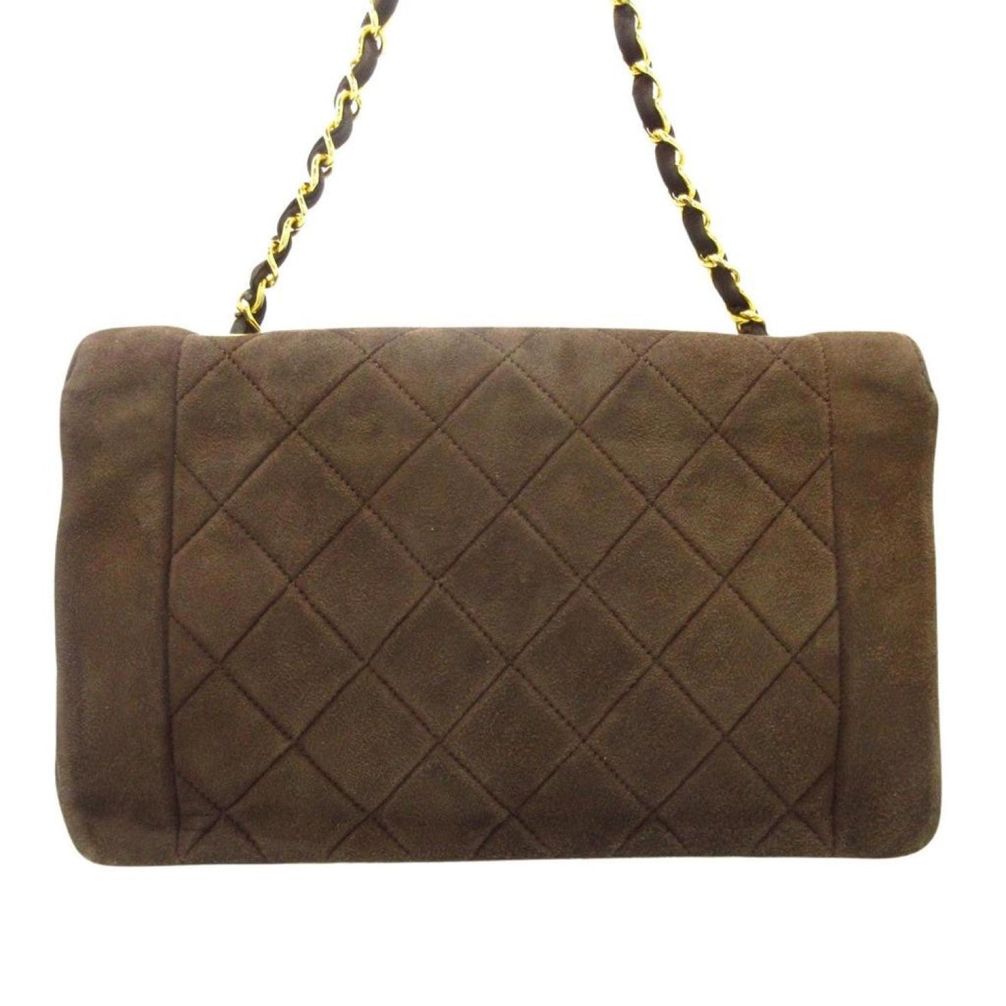 Chanel Matelassé  Suede Shoulder Bag (Pre-Owned)
