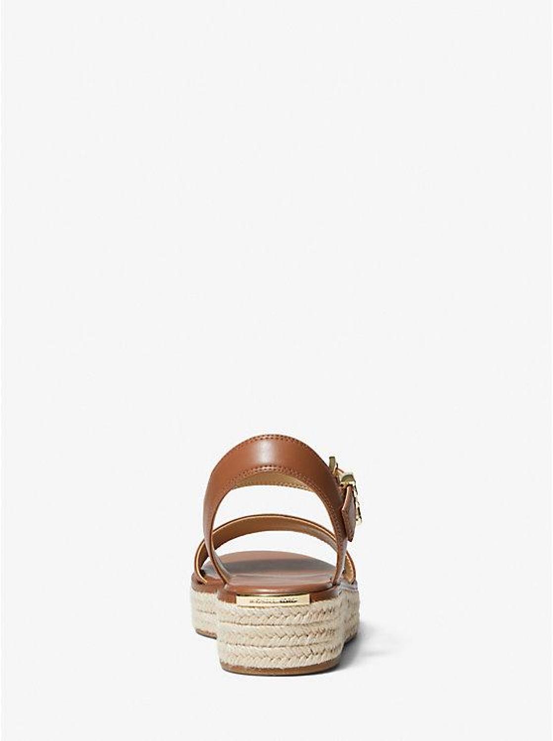 Richie Faux Leather Platform Espadrille Sandal