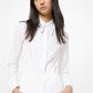 Beaded Eyelet Poplin Shirt