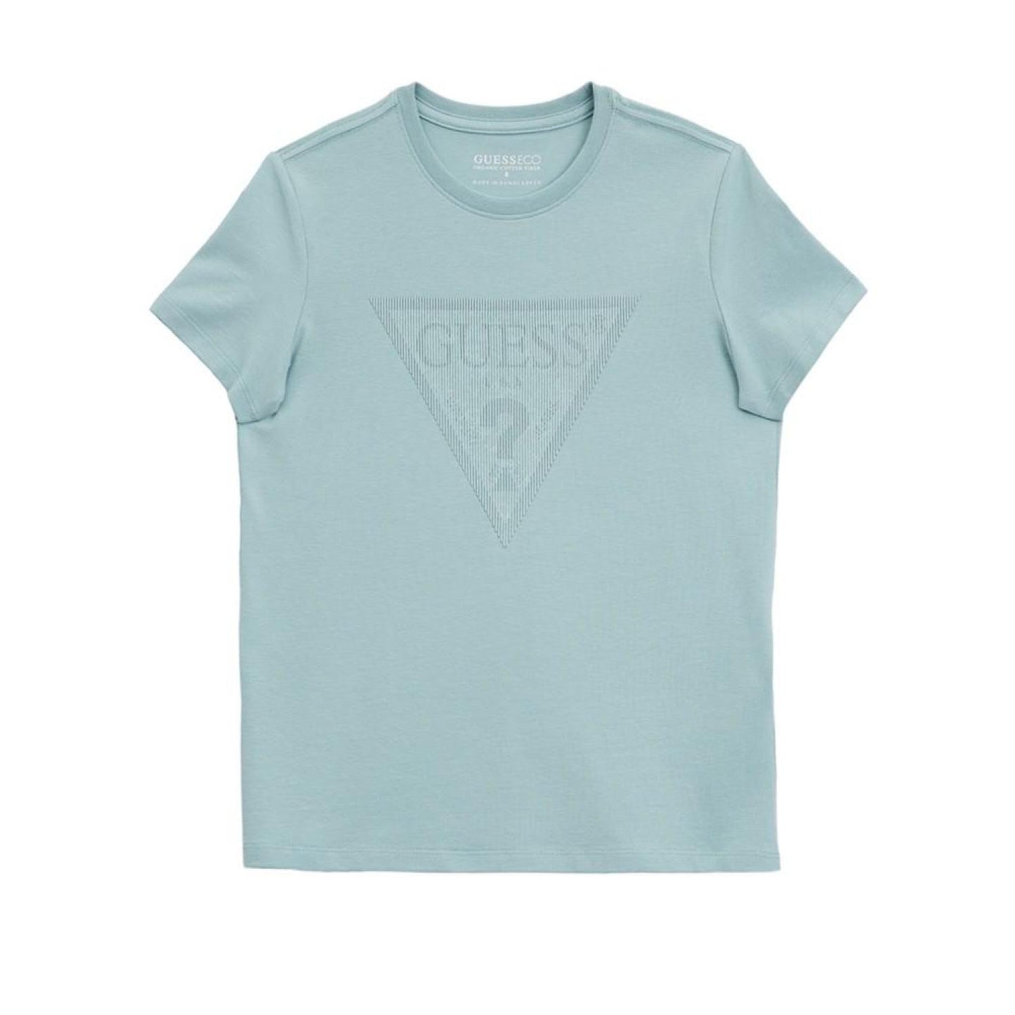 Big Boys Stretch Jersey Rubberized Triangle Logo T-shirt