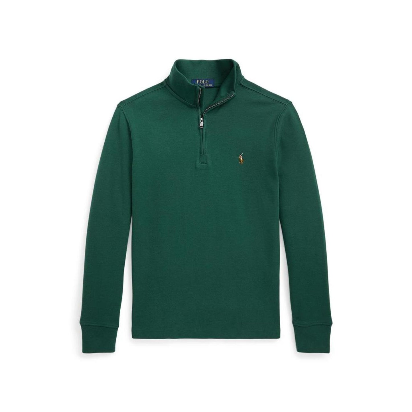 Cotton Interlock Quarter-Zip Pullover (Big Kids)