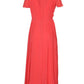 Michael Michael Kors Ribbed-Detailed Round Neck Midi Dress