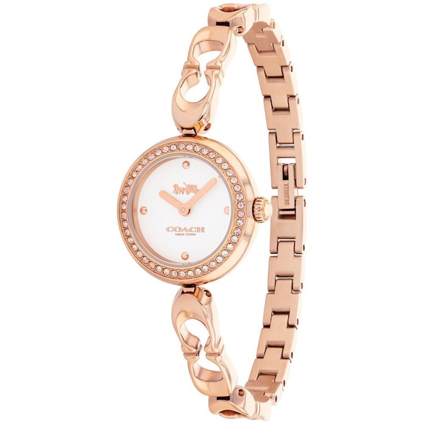 Women's Gracie Quartz Rose Gold-Tone Stainless Steel Bangle Watch 23mm