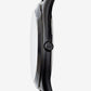 Slim Runway Black Stainless Steel Watch