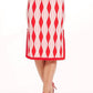 Niska Skirt In Harlequin Pink