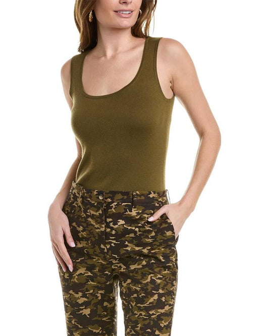 Michael Kors Scoop Neck Cashmere Top