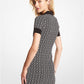 Logo Jacquard Polo Dress