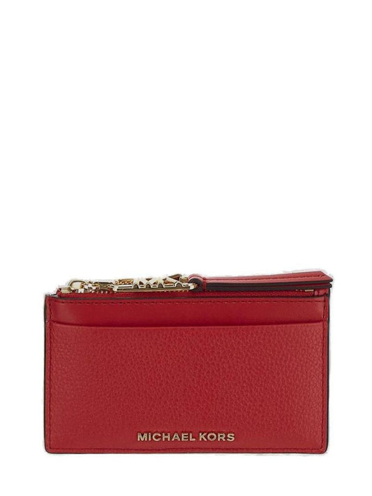 Michael Michael Kors Logo Lettering Zipped Wallet