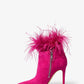 Whitby Feather Trim Suede Ankle Boot