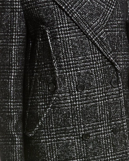 Michael Kors Collection Officer Wool, Silk, Alpaca, & Mohair-Blend Coat