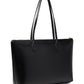 Bleecker Saffiano Leather Large Zip Top Tote