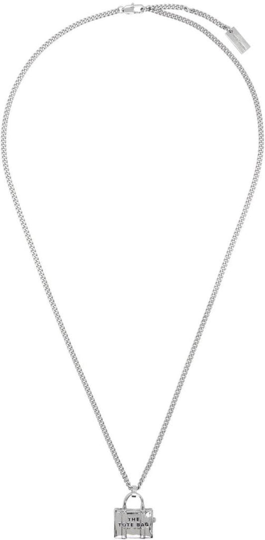 Silver 'The Tote Bag' Necklace