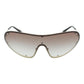 Shield-Wrap Acetate Sunglasses