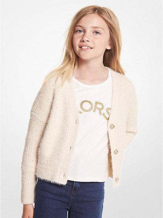 Sequined Knit Cardigan