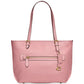 Polished Pebble Leather Taylor Tote with C Dangle Charm