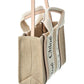 Chloé Woody Mini Canvas & Leather Tote