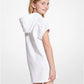 Logo Cotton Hoodie Dress
