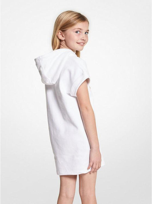 Logo Cotton Hoodie Dress