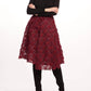 Dion Skirt In Sangria Fizz