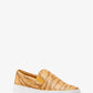 Keaton Animal Logo Print Leather Slip-On Sneaker