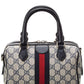 Gucci Ophidia GG Mini Top Handle GG Supreme Canvas & Leather Bag