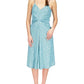Womens Printed Midi Midi Dress