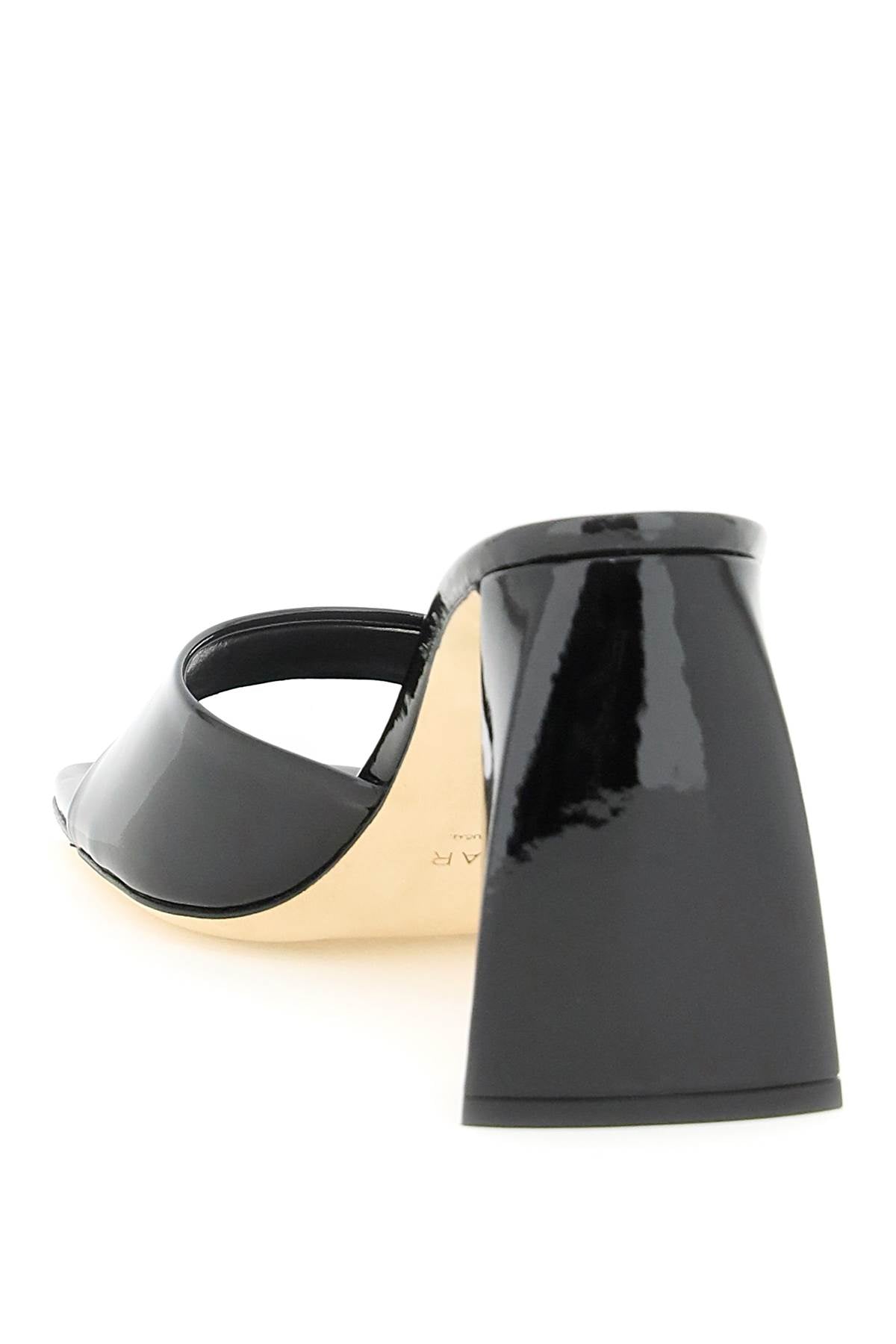 By far patent leather 'michele' mules
