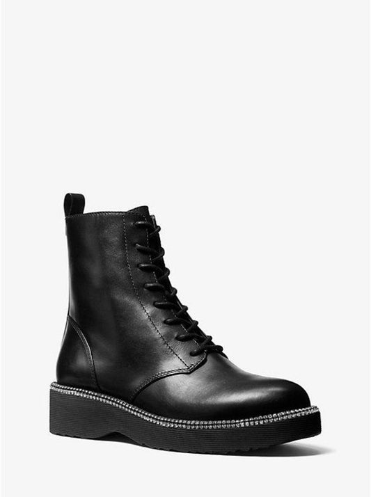 Tavie Leather Combat Boot
