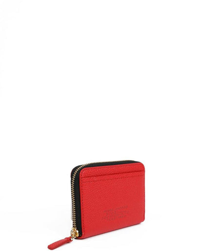 Marc Jacobs Logo Embossed Zip-Around Wallet