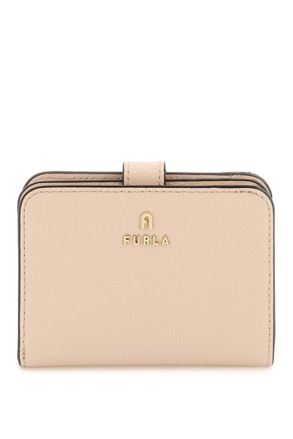 Furla Logo Lettering Compact Wallet