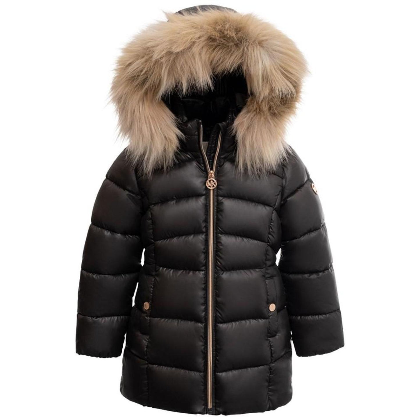 Toddler and Little Girls Heavy Weight Stadium Coat