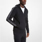 Logo Tape Cotton Blend Zip-Up Hoodie