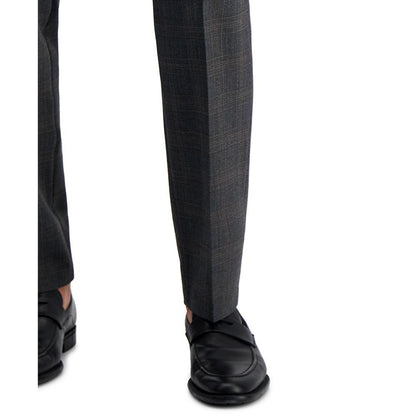 Men's Modern-Fit Wool Blend Suit Trousers