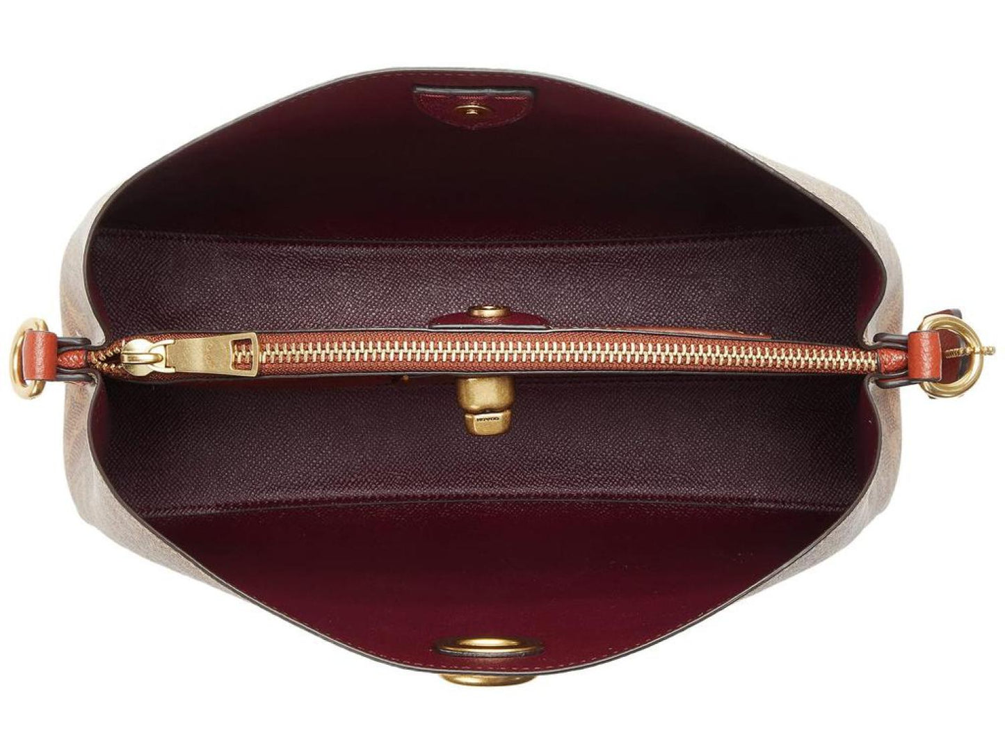 Coated Canvas Signature Willow Shoulder Bag