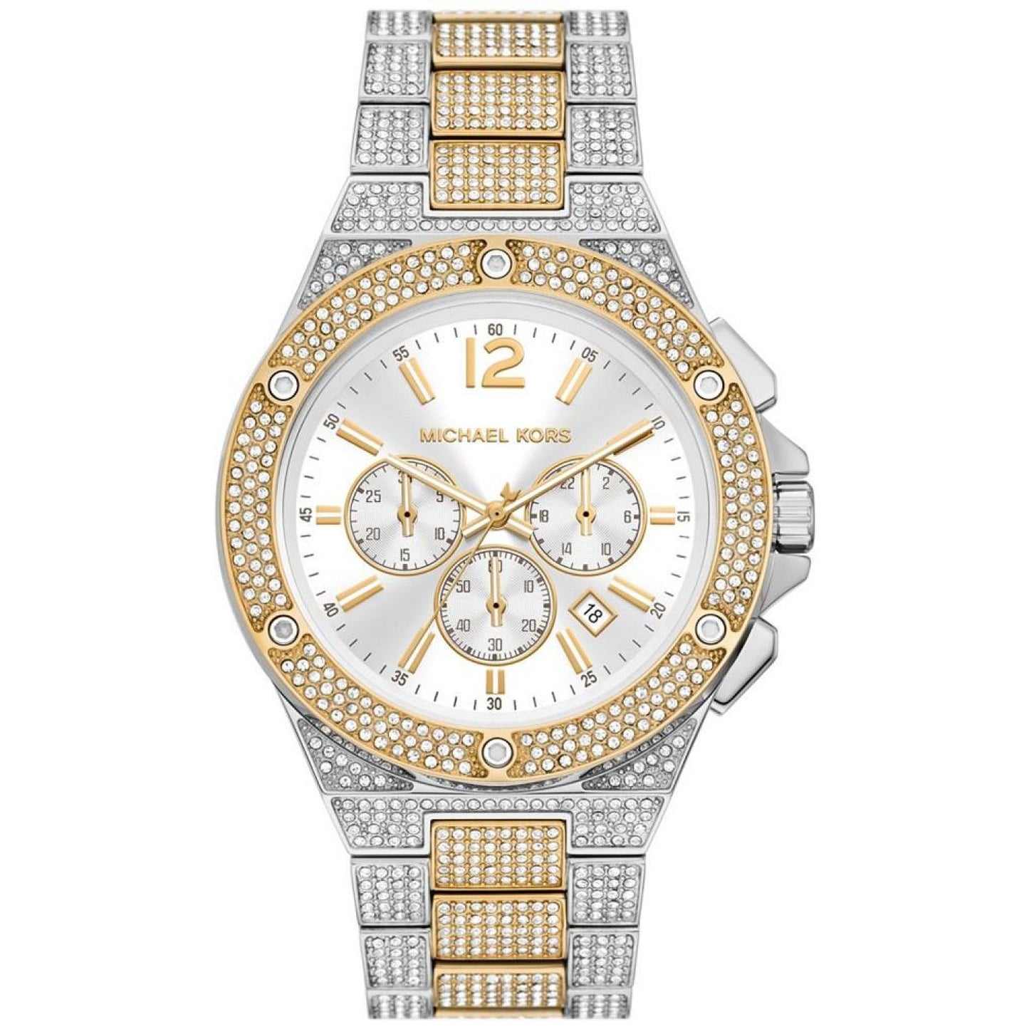 Men's Lennox Chronograph Two-Tone Stainless Steel Watch 45mm