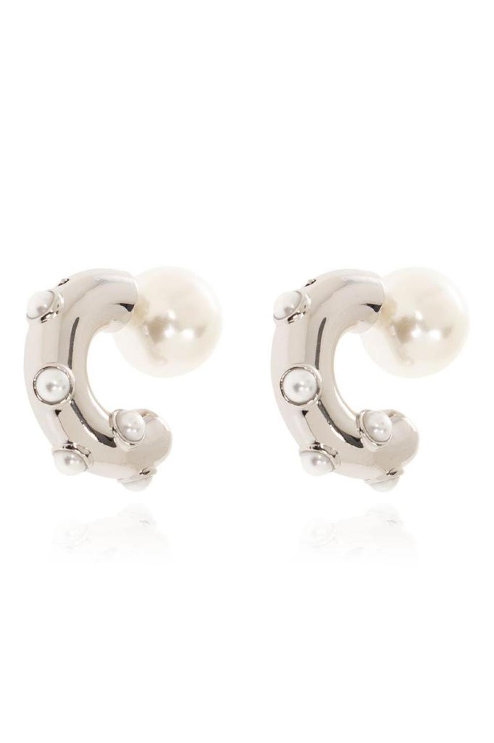 Marc Jacobs Embellished Hoop Earrings