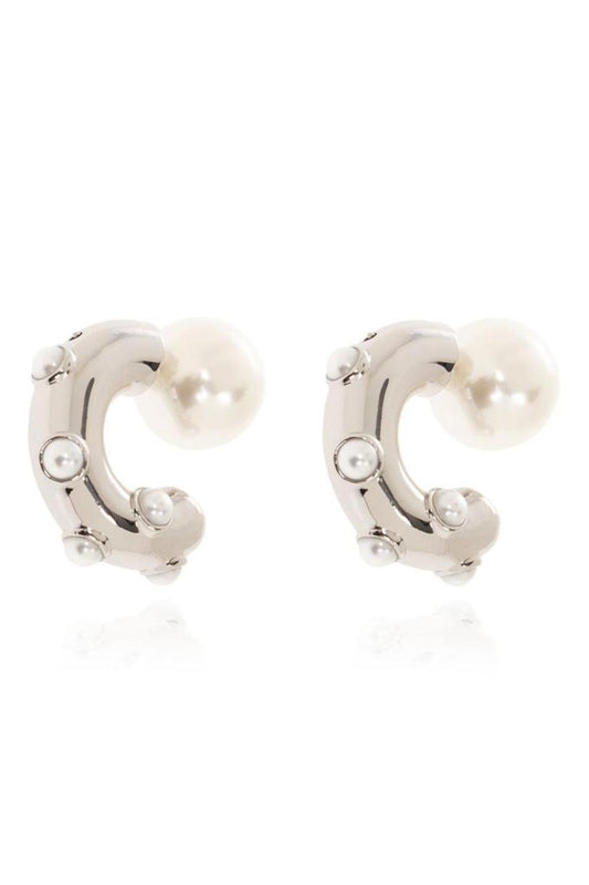 Marc Jacobs Embellished Hoop Earrings