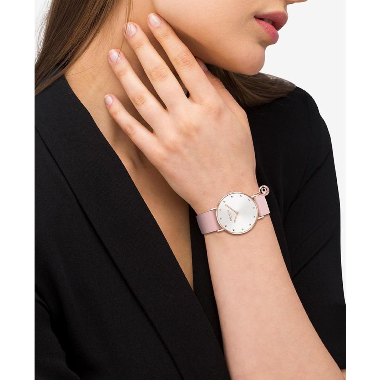 Women's Perry Blossom Leather Strap Watch 36mm