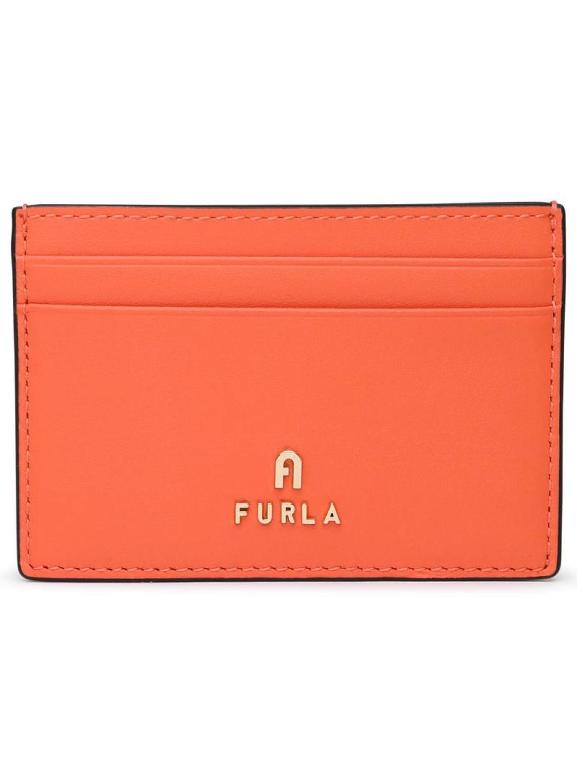 Furla Logo Plaque Card Holder