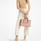 Carine Large Two-Tone Leather Satchel