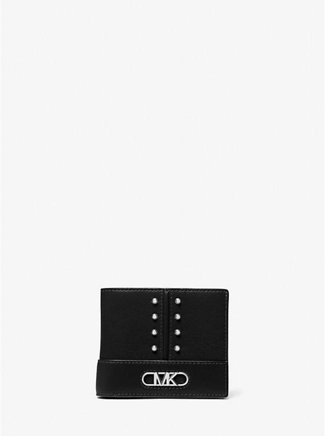 Astor Studded Leather Billfold