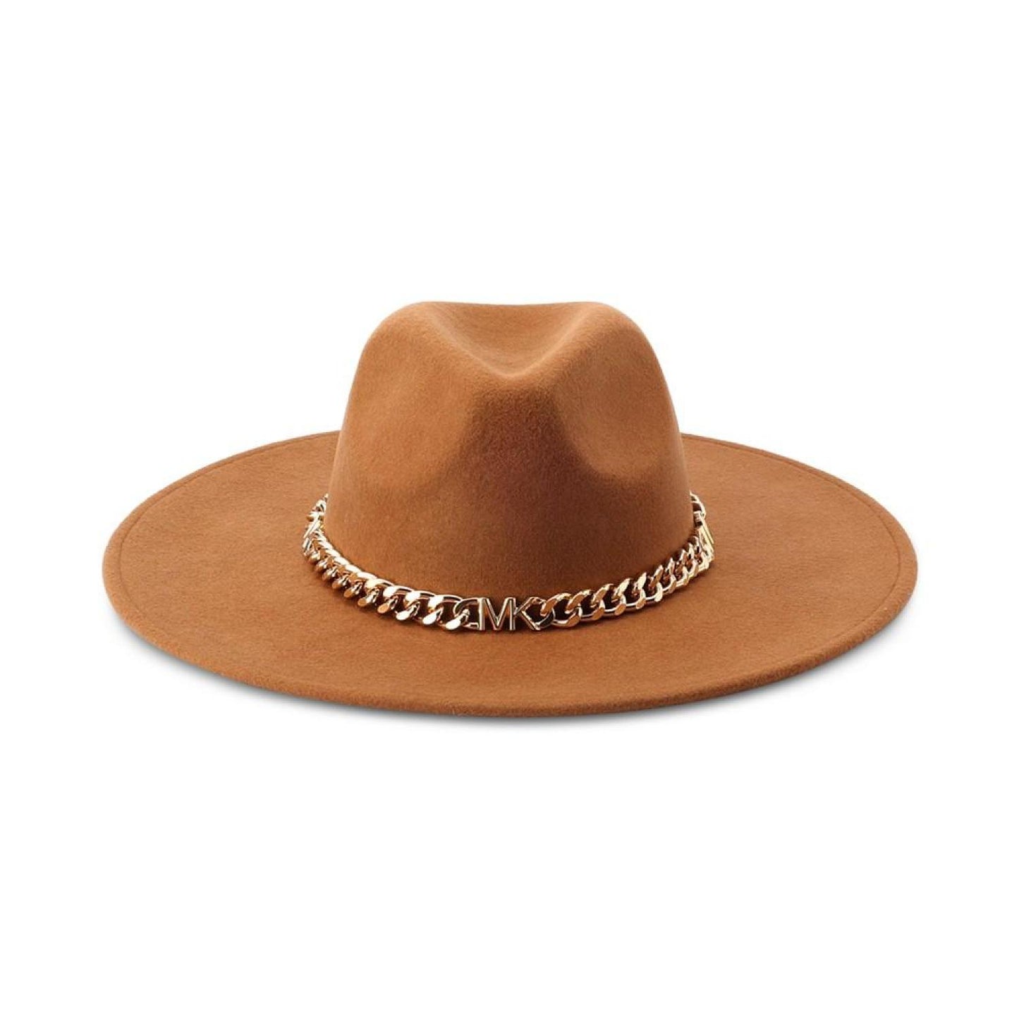 Women's Felted Wool Fedora with Chain Band