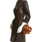 FENDI Mon Tresor Mini Leather Bucket Bag