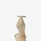 Jordyn Embellished Glitter Chain Mesh Platform Sandal