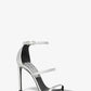 Nadege Python Embossed Leather Sandal
